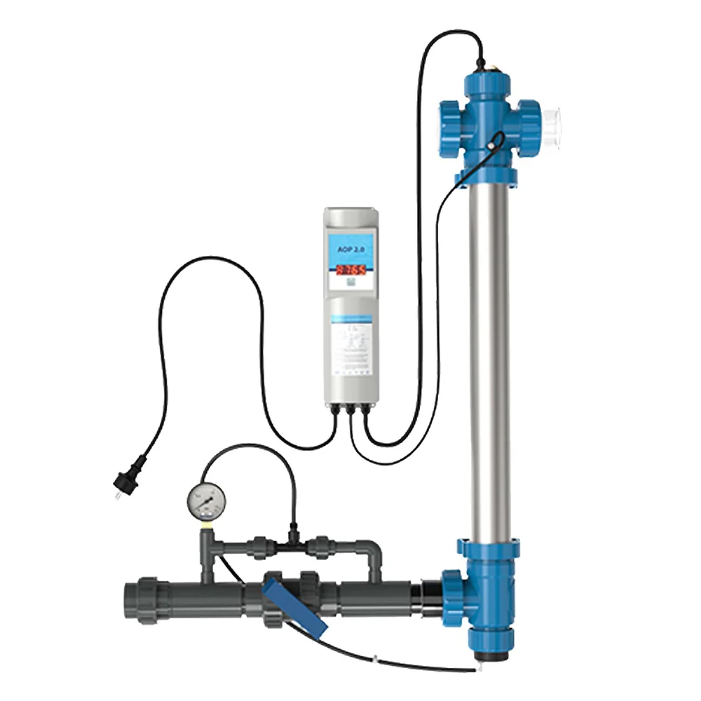 UV-C and ozone water treatment unit